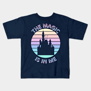 The Magic is in Me - Kingdom Castle Blue Kids T-Shirt